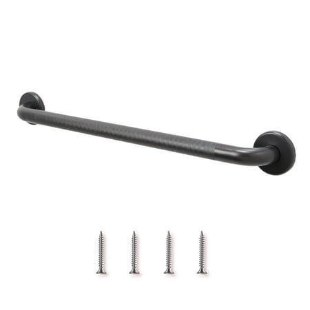 Grab Bar for Bathtub Shower - Stairs Bed Toilet Bathroom / Stand Assist & Safety Handrail / 304 Stainless Steel / Knurled / Oil Rubbed Bronze / 42"