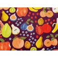 thumbnail image 5 of Orchard-Fruit Stand-Burgundy Fabric-Rifle Paper Co, 5 of 5