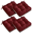 thumbnail image 1 of Cojines para silla AMCATON, paquete de 4, 48 x 48 cm, espuma, rojo, 1 of 9