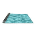 thumbnail image 2 of Ahgly Company Indoor Square Abstract Light Blue Contemporary Area Rugs, 8' Square, 2 of 4