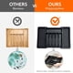 thumbnail image 5 of Organizador expandible para cajón de cubiertos plateado | Bandeja plástica ajustable grande para utensilios | 6-8 compartimentos | Compatible con tenedores, cuchillos, cucharas y herramientas de, 5 of 8