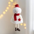 thumbnail image 5 of Conjunto de 4 Uds. adornos navideños JAMW Ángel muñeco de peluche colgante, 5 of 5