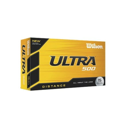 Wilson Ultra 500 Distance Golf Balls, 12pk