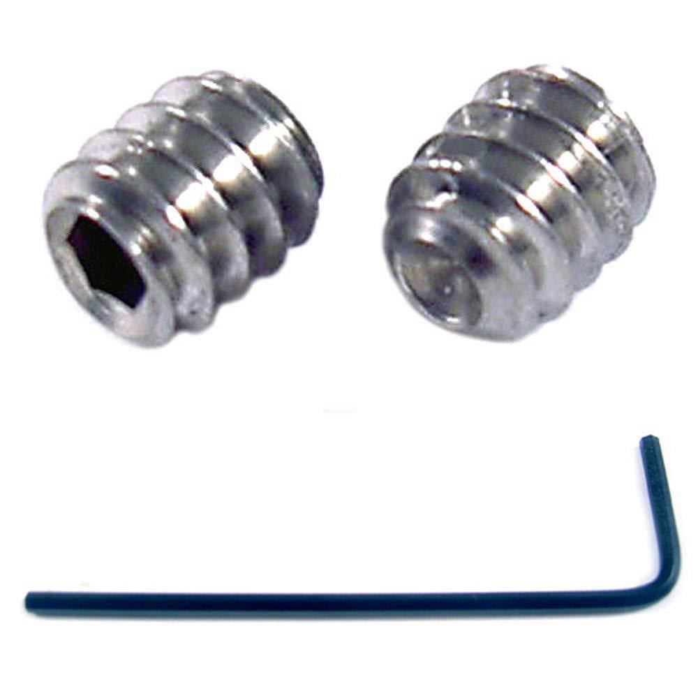 4-40 x 5/8 Stainless Steel 50 Qty W/Hex Key Wrench 1/4 to 1 Available Socket Set Screws Cup Point Stainless 4-40 x 5/8 