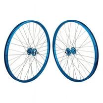 Se Bikes J24SG Wheelset 26in B/O 3/8inx100-110mm FW Rim Brake Clincher Blue