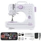 thumbnail image 1 of Máquina de coser para principiantes con accesorio completo, mini portátil eléctrico de mano multifuncional kit para principiantes de 42 piezas incorporado 12 puntadas/2 velocidades/bobinado automático, 1 of 8