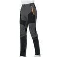 thumbnail image 4 of Yaoyar Men's Color Blocked Trail Pants Solid Color with Athletic Pockets Quick Dry Technical Fabric for Mountain Trekking Cargo Pants,L,Gray, 4 of 8