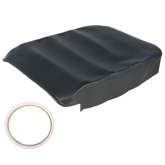 Leater Center Console Lid Armrest Cover Black Fit for 2002-2008 Dodge Ram 1500