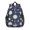Sun and Moon, variant on Moth and Skeleton Gothic Pattern Backpack for School, Cute School Bag with Adjustable Shoulder Straps and Padded Back, 15"x11.42"x5.5"