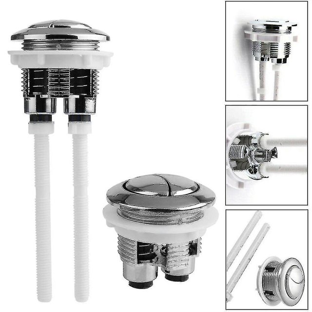 Reemplazo Universal de botón pulsador de doble descarga para tanque de ahorro de agua de cisterna de inodoro