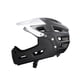 thumbnail image 2 of Casco de bicicleta para adultos con visera solar, casco deportivo para exteriores, cómodo y blanco negro, 2 of 9