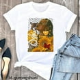 thumbnail image 7 of Goddess Of The Sea Print Tshirt Women Oshun With Sunflowers Classic T Shirt Femme Aesthetic Clothes Summer T-Shirt Female, 7 of 7