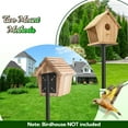 thumbnail image 5 of Teblint 92" Bird Feeding Station, Heavy Duty Bird Feeder Pole Bird House Stand Mount Kit w/ Squirrel Proof Baffle 2 Shepherds Hooks, Adjustable Feeder Stand for Outdoor Wild Birds Watching, 5 of 9