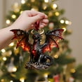 thumbnail image 4 of BNNG Dragon Christmas Ornaments, Dragon Ornaments for Christmas Tree Hanging Decor Acrylic Printed for Xmas Home Party Holiday Presents Gift Exchange Ideas- 4x4 Inch, 4 of 8