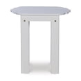 thumbnail image 4 of Linon Table d'Appoint d'Extérieur Adirondack Robuste en Bois d'Acacia Massif, Fini Blanc Teinté, 4 of 14