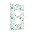 thumbnail image 6 of Zufioo Gold Stars Blue Dots Pattern Print Switch Wall Plate, Dustproof and Heat-resistant Decorative Wall Switch Cover, Suitable for Residential and Commercial Areas-Mid-size, 6 of 8