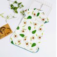 thumbnail image 1 of CAICJ98 Vêtements pour Fillettes Robes Imprimées Manches Enfants Vêtements pour Bébés Robe Rayée Courte Filles Robe&Jupe, Vert Menthe, 1 of 4