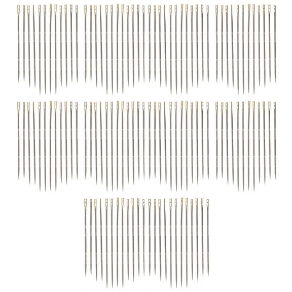 MERRYHAPY 120PCS Golden Stainless Steel Sewing Needles Set for Hand Sewing and Crafting