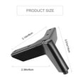 thumbnail image 2 of WRISTBIQUE 4Pcs Stable Iron Cabinet Feet 8x14in for Coffee Table, 2 of 8