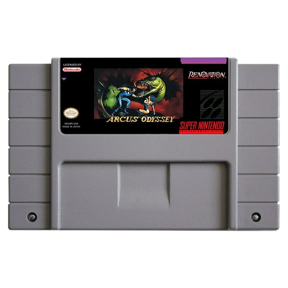 SNES Games Cartridge Arcus Odyssey