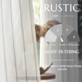 thumbnail image 3 of Cortinas Jinchan, mezcla de lino, 160 x 160 cm, color gris y blanco, 2 paneles, 3 of 9