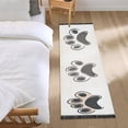 thumbnail image 3 of Yayeee Runner Rug for Bedroom 2'x6' Machine Washable Hallway Non Slip Mat, Cartoon Cat Paw, 3 of 8