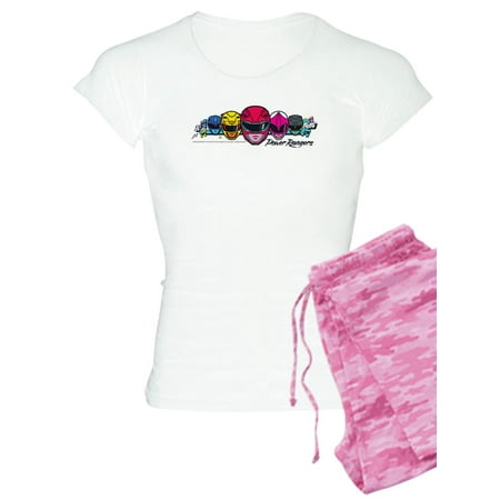 

CafePress - Power Rangers Linear Helmets - Women s Light Pajamas