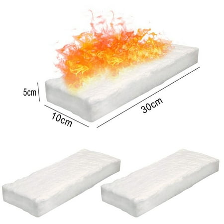 

3Pcs Calcium-Magnesium-Silicate Fibres Firplace Firebox Safety Bio Fire