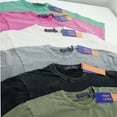 thumbnail image 3 of Washed HEAVYWEIGHT 225gsm Oversized Boxy Tees HIGH LEVEL HL brand Blank T-shirt stonewashed Casual Classic (Pink, M), 3 of 40