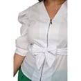 thumbnail image 4 of Blusa con cierre tallas extras, Roman Fashion 0179 (Blanco) blanco 36 Roman Fashion Blusa extra 0179, 4 of 6