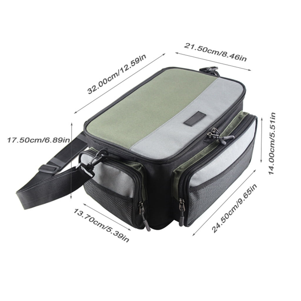 Outdoor Fishing Tackle Bag Backpacks Waterproofs Multipockets Fishing Gear Storage Bag Large Capacity Pouches
