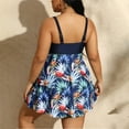 thumbnail image 7 of Feimerou Womens Plus Size Tankini Swimsuit Two Piece Flowy Swimdress Modest High Waisted Tummy Control Bathing Suits with Boyshorts, 7 of 7