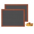 thumbnail image 1 of Tapetes de silicona perforados para hornear, 2 piezas, 30 x 40 cm, reutilizables, 1 of 7