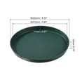 thumbnail image 2 of REGALWOVEN Restaurant Serving Trays, Round Non-Slip Food Service Tray for Bars, Cafes, and Home Use Dark Green, 2 of 6