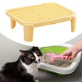 thumbnail image 1 of Rampa para de gatos, reutilizable, antideslizante, portátil, para el pie de cama de gatitos, para dormitorio, suministros para mascotas Amarillo, 1 of 9