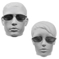 thumbnail image 3 of proSPORT Sunglass Reading Sunglass Reader Square Aviator 2 Pairs Black Frame Not Bifocal, 3 of 5