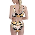 thumbnail image 3 of Picia Cute Bee Gnome Women's High Waisted Bikini Scoop Neck Swimsuit Two Pieces Bathing Suit-Large, 3 of 8