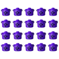 thumbnail image 1 of Cubos Halloween Con Adornos Paja Calabaza para () Morado, 1 of 4