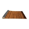 thumbnail image 2 of Ahgly Company Indoor Square Abstract Orange Modern Area Rugs, 8' Square, 2 of 4