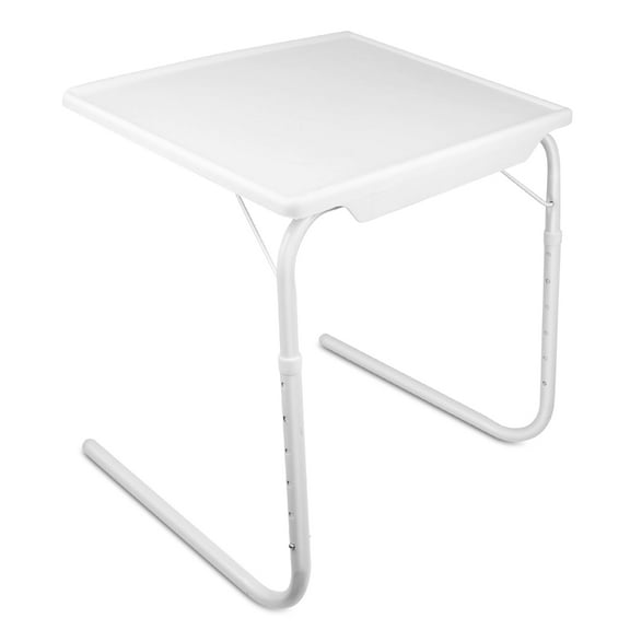 iMounTEK TV Tray Table Folding Laptop Eating Drawing Desk Stand Portable Bed Snack Dinner Tray with 6 Heights 3 Angles