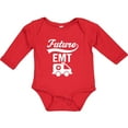 thumbnail image 3 of Inktastic Future EMT Emergency Medical Technician Boys or Girls Long Sleeve Baby Bodysuit, 3 of 5