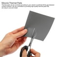 thumbnail image 3 of Thermal Pad  4.0W/m.K Insulated Silicone Cooling Pads 150x120x1mm for Laptop Computer Radiator, Grey, 3 of 6