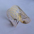 thumbnail image 2 of Fashion Hollow Out Metal Bracelets Semicircle Bangle for Women 1Pcs Alloy, 2 of 5