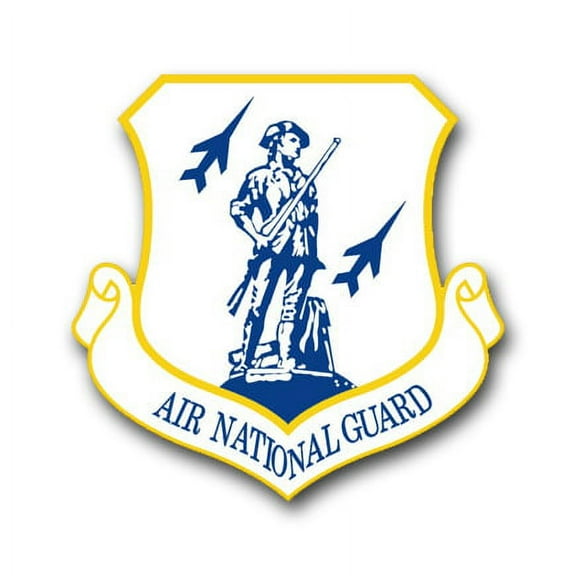 3.8 Inch Air Force Air National Guard Vinyl Transfer Decal