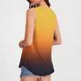 thumbnail image 3 of Jalioing Tank Tops for Women Crew Neck Sleeveless Flowy Casual Shirts Gradient Print Summer Fashion T Shirts, 3 of 7