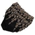 thumbnail image 2 of Pañuelo para la cabeza, turbante musulmán de moda para mujer, retráctil, retro, bordado, con cuentas, color negro, 2 of 14