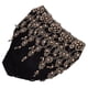 thumbnail image 2 of Envoltura para la cabeza Bufanda musulmana para mujer de moda Turbante retráctil Retro bordado con cuentas HatBlack, 2 of 5