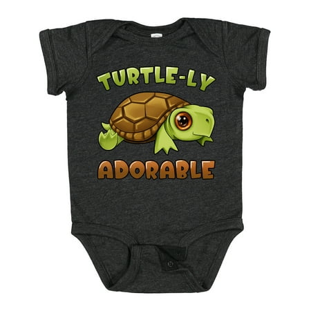 

Inktastic Turtle-ly Adorable Cute Turtle Gift Baby Boy or Baby Girl Bodysuit