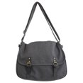 thumbnail image 1 of Btafrte Bolso Cruzado Lona Con Solapa Y Hebilla Bolsos Unisex para Regalo (gris), 1 of 9