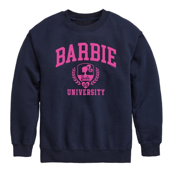 Barbie - University - Youth Crew Fleece Sweatshirt
